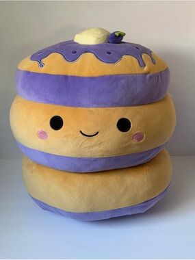 Squishmallows 16-Inch Paden Blueberry Pancakes - Large Ultrasoft
